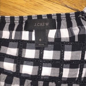 J. Crew Tops - J Crew Buffalo plaid embroidery tank J. Crew Tops - J Crew Buffalo plaid embroidery tank